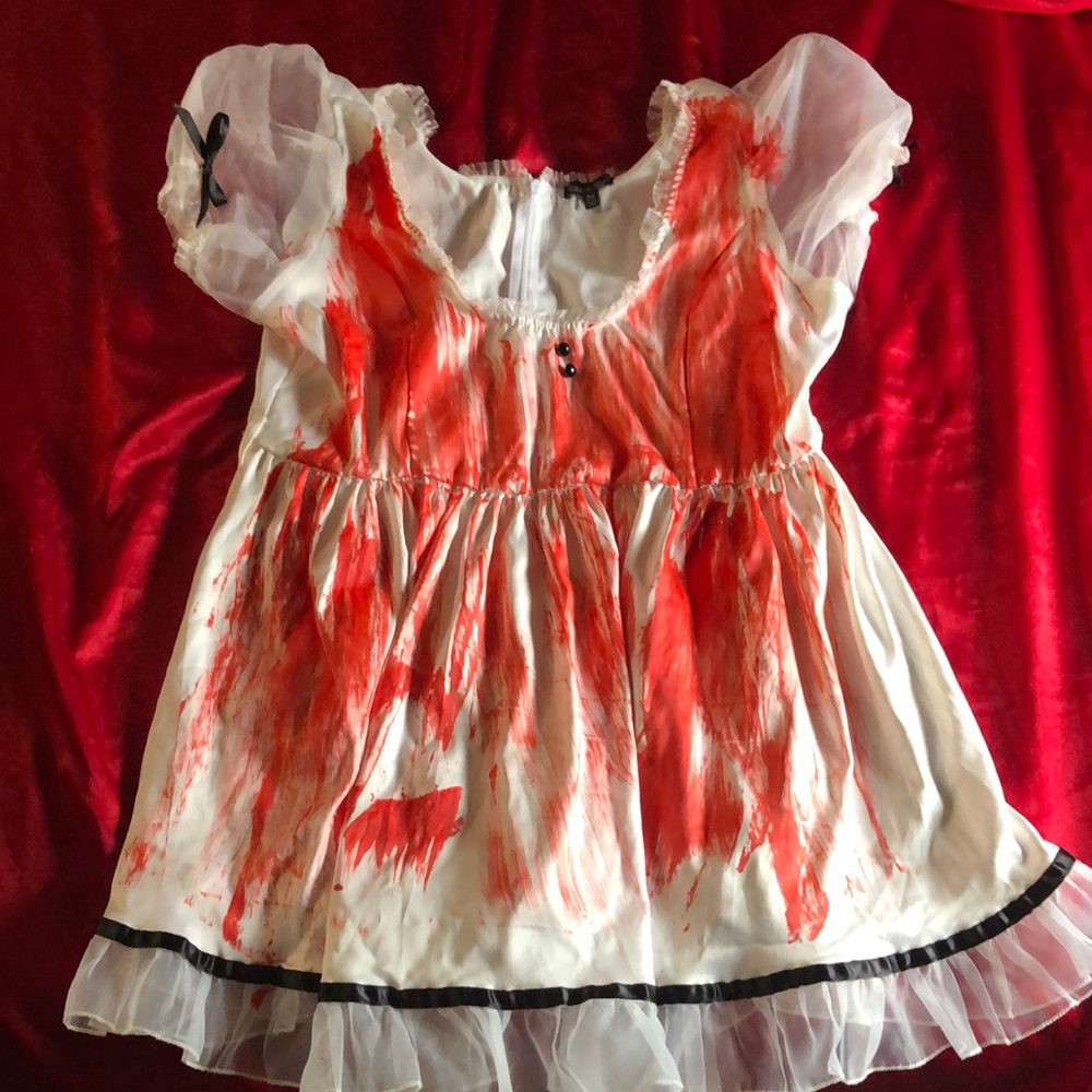 Dolls Kill Possessed bloody Doll dress